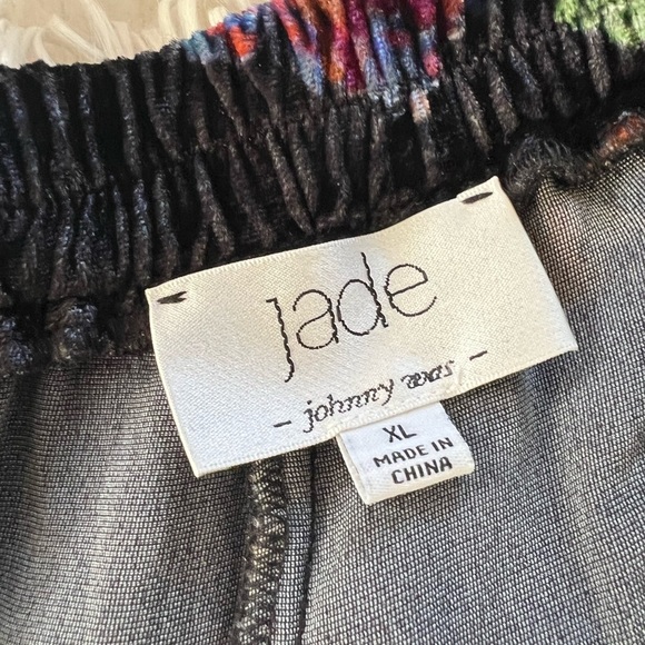 Johnny Was Moonlight Velvet printed tapered pants - Size XL - Picture 3 of 8